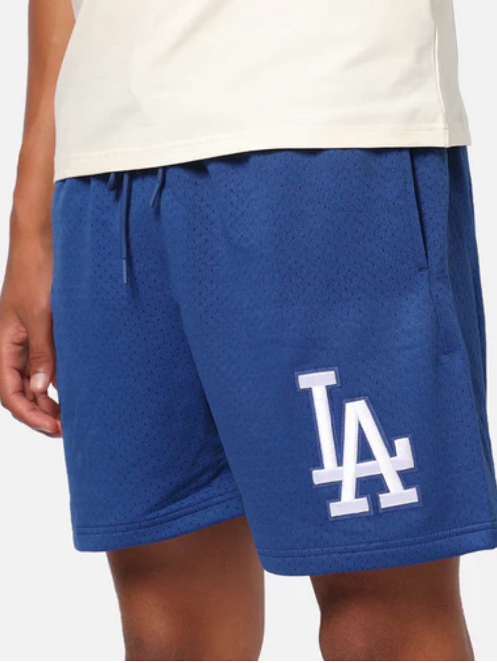 New Era LA Dodgers Blue Mesh Shorts(Size Small)